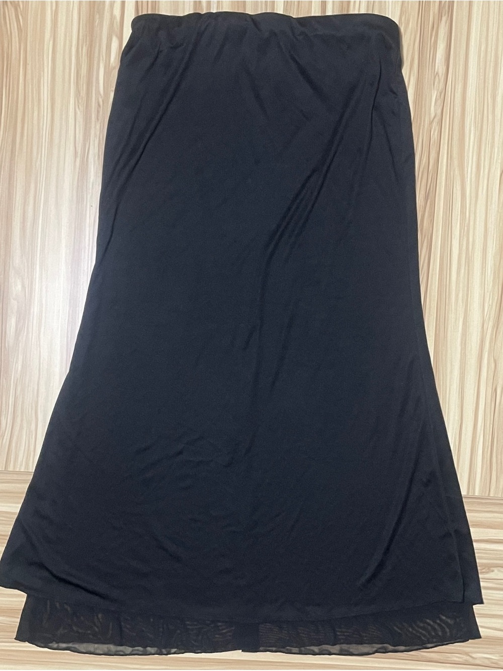 SHEIN Black Maxi Skirt with Elastic Waist